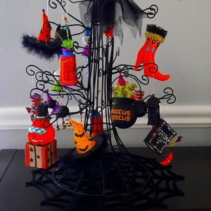 Pier one Halloween tree and ornaments